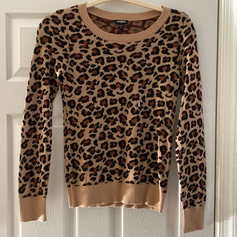 NWT! Express Women’s Leopard Print Sweater
